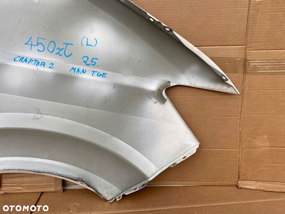 VW CRAFTER II MAN TGE 17 - błotnik przedni LEWY BIAŁY - 10