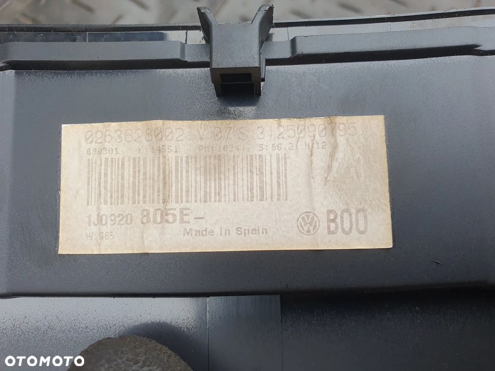 VOLKSWAGEN GOLF IV 1.9 TDI LICZNIK 1J0920805E EUROPA - 3