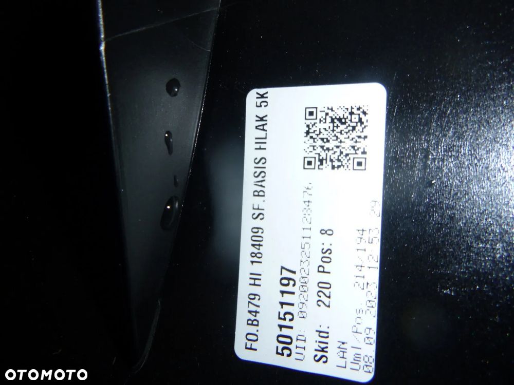 ford fiesta mk8 zderzak tył kolor czarny b479 agate blk et tylny nowy oryginał - 6