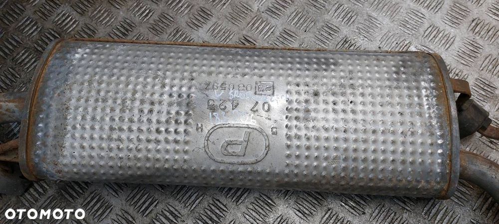 TŁUMIK WYDECH KOŃCOWY FIAT CINQUECENTO 700 - 2