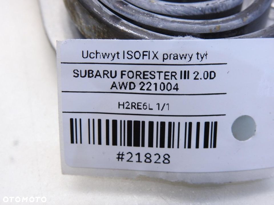 UCHWYT ISOFIX PRAWY TYŁ SUBARU FORESTER III - 6
