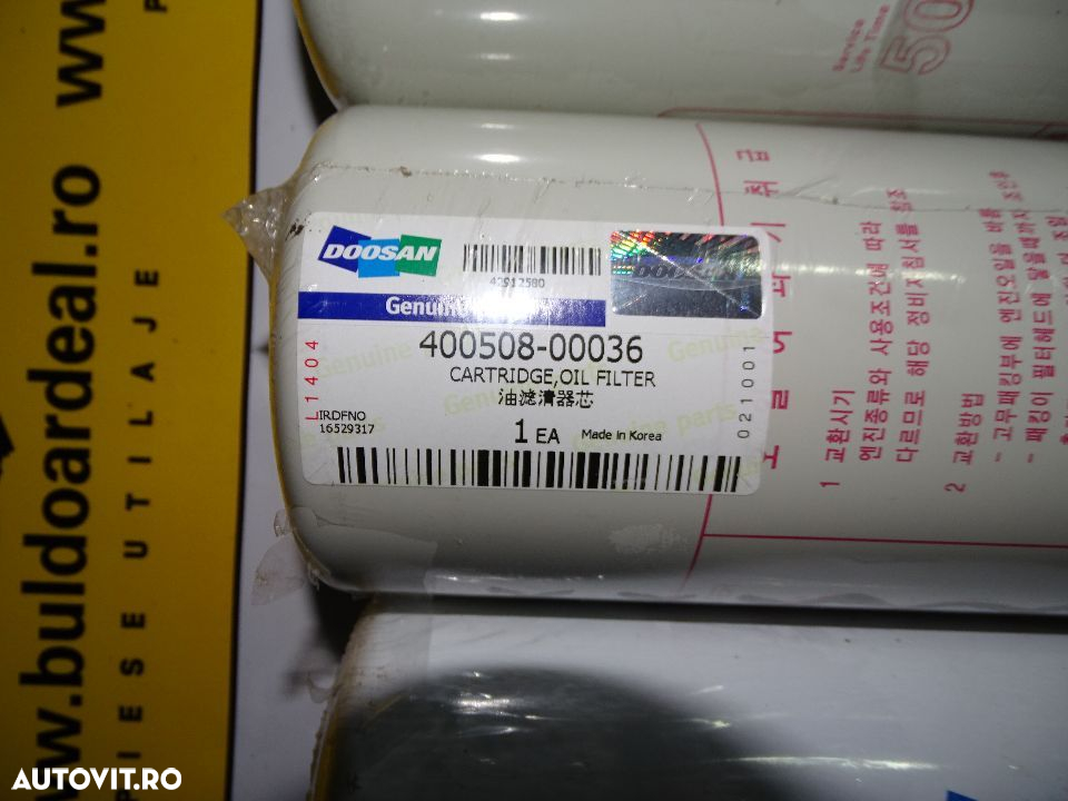 Filtre ulei hidraulic original Doosan cod. 400508-00036 - 4