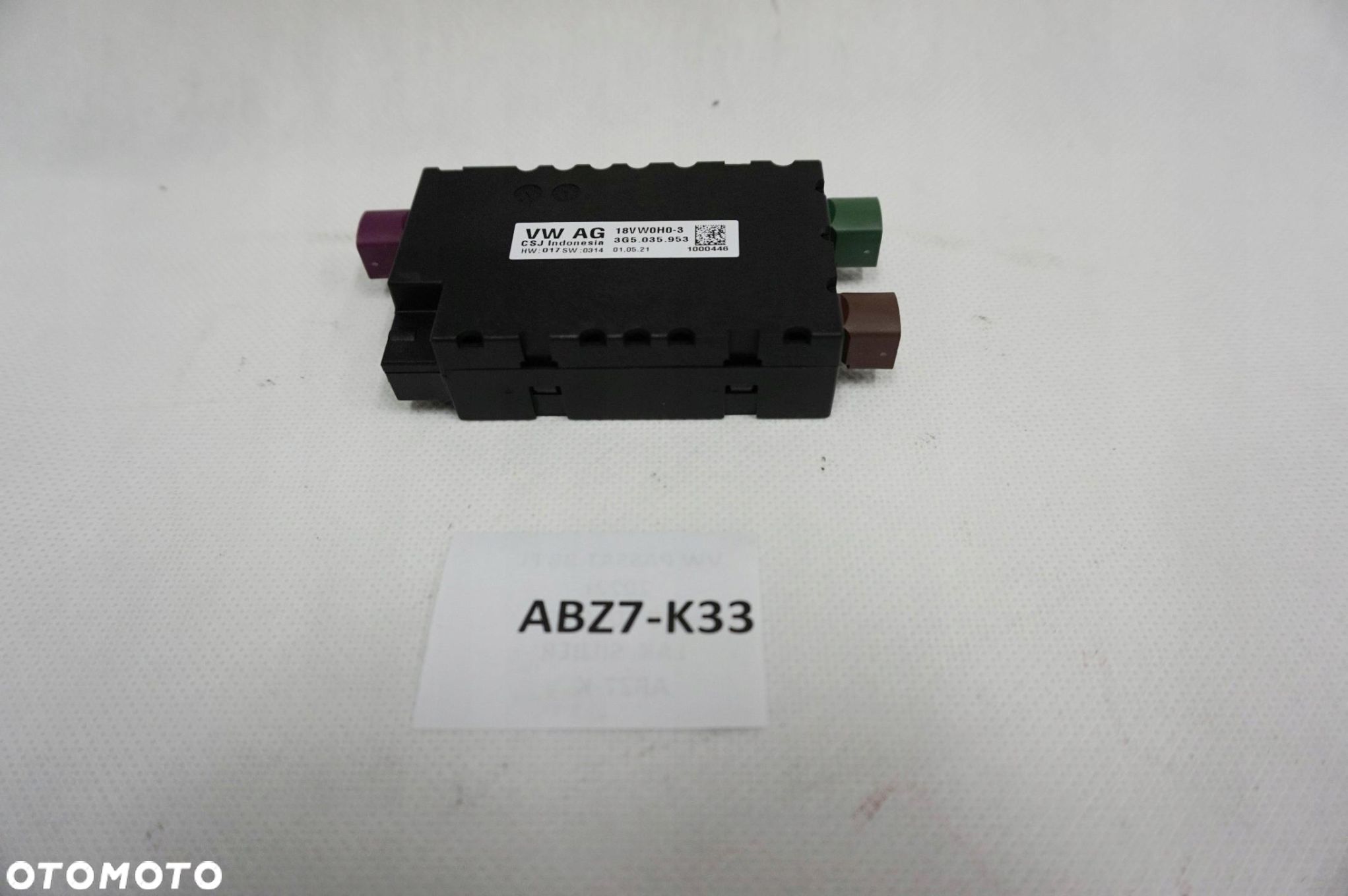 MODUŁ STEROWNIK USB VW PASSAT B8 LIFT 3G5035953 - 1