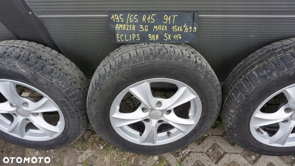 KOŁA ALUFELGI OPONY 195/65 R15 ECLIPS AMAZER 3G - 2