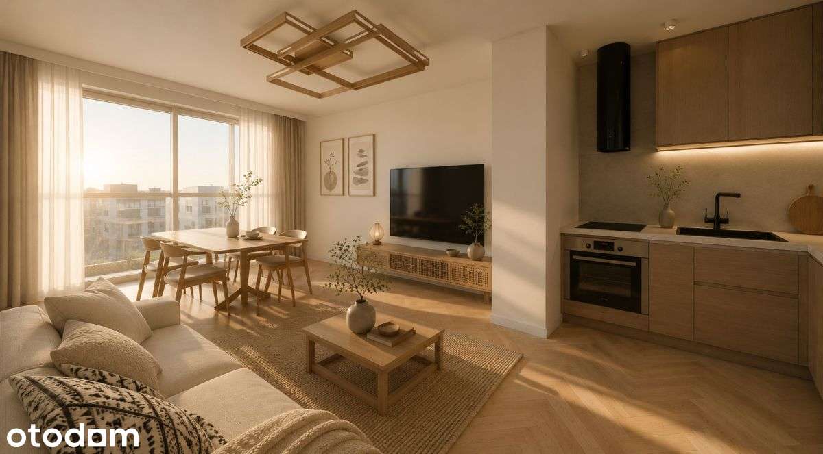 2 pokoje | 40 m2 | od Południa | Bez Prowizji