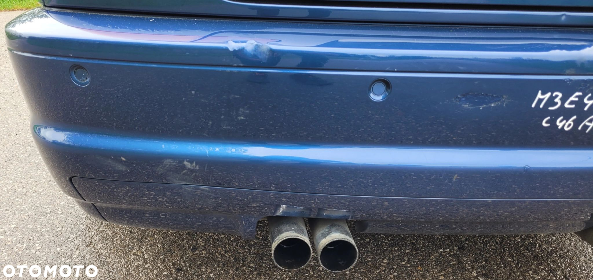 ZDERZAK TYŁ TYLNY BMW M3 E46 CABRIO COUPE A07 MYSTICBLAU - 3