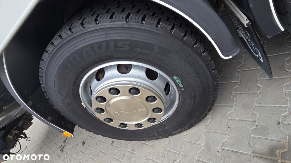 Scania P360 6x2 Euro 6 bez EGR, kurierka kontener 24 palety 9.7m rama do zabudowy laweta beczka asenizacyjna niski przebieg! - 22
