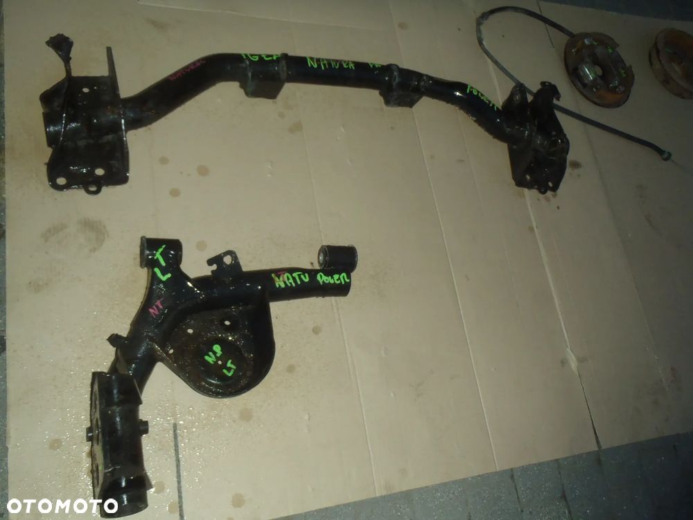 belka zawieszenie zawieszenie tył tylne wózek  wahacz fiat panda tył tylne natural power jak nowe nie malowane - 2