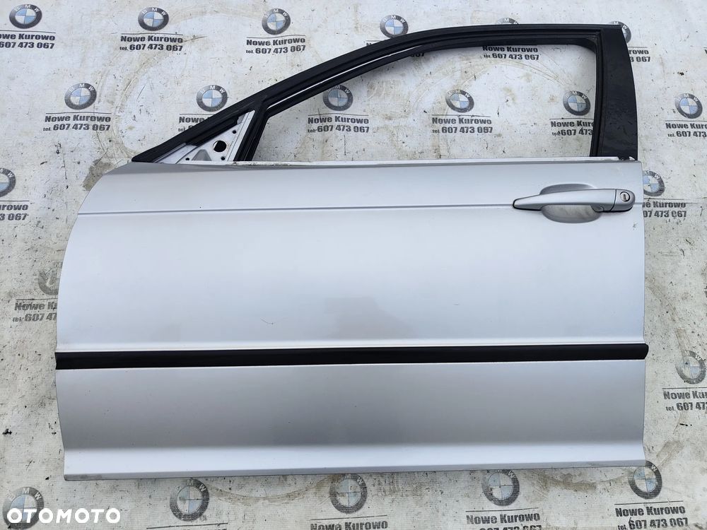 BMW E46 sedan kombi Drzwi lewe przednie przód Titansilber 354/7 - 2