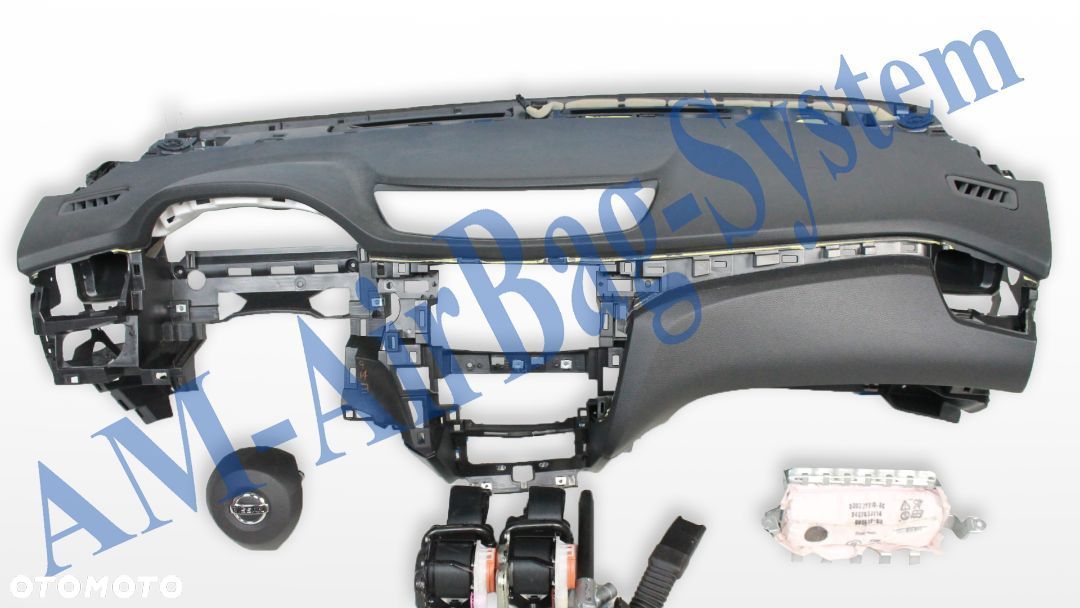 Nissan Qashqai J11 Lift Deska Poduszki Pasy Konsola AirBag Regeneracja Naprawa - 1