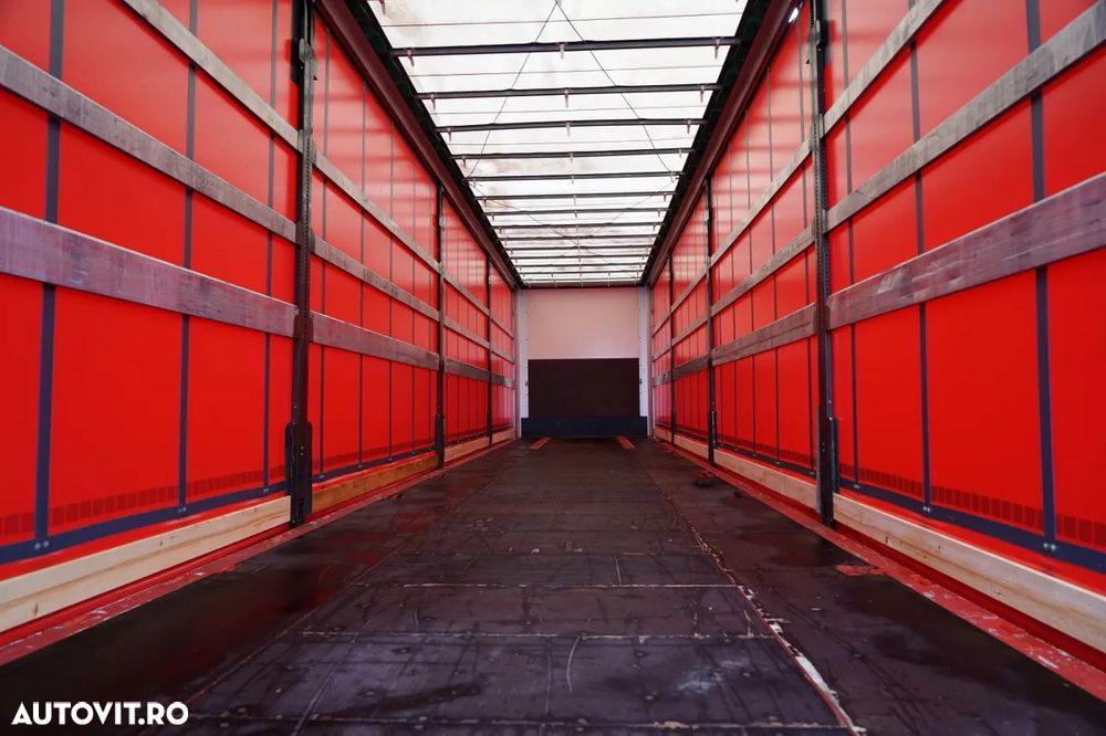 Wielton CORTINĂ STANDARD / REMORCA DIN OȚEL - 9 M / AXĂ RIDICATĂ / SAF - 15