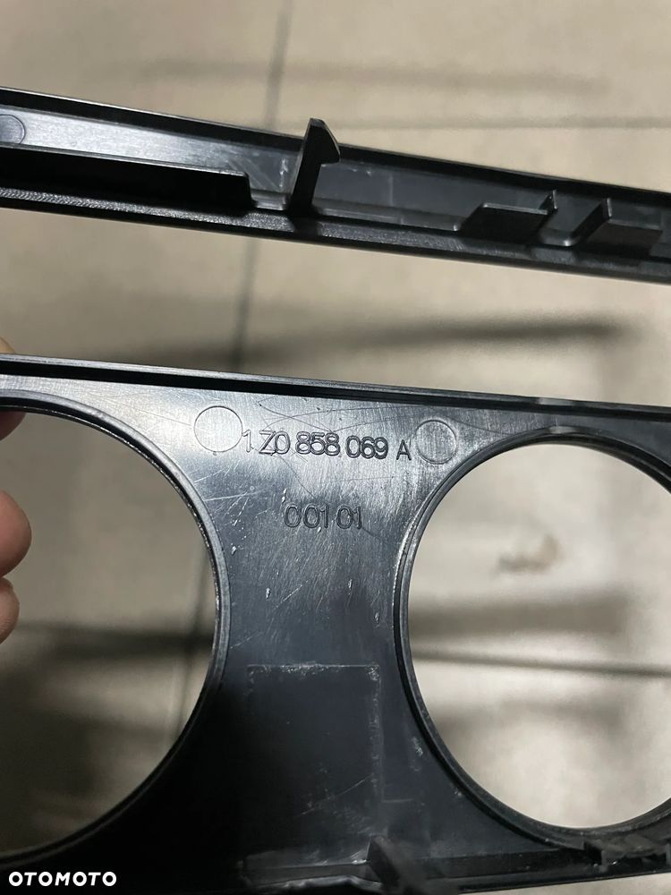 SKODA OCTAVIA II LISTWY DEKORY RAMKA KONSOLI KRATKI NAWIEWU Europa - 8