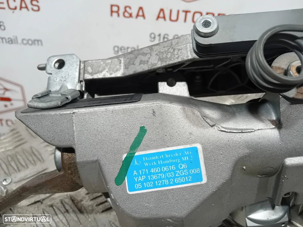 Volante com Airbag Mercedes SLK171 em Pele - 5