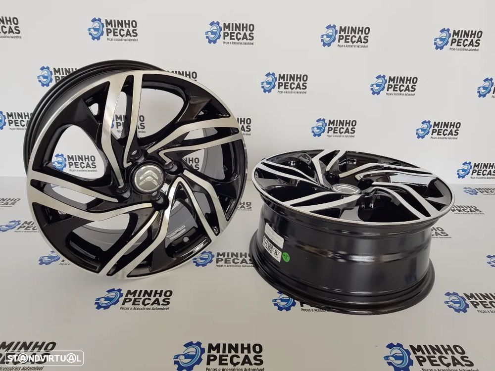 Jantes Citroen DS3 16 Preto Polido - 4