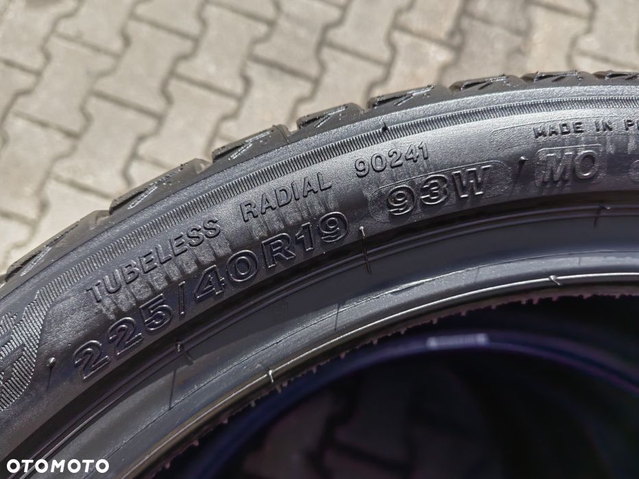 225/40R19 93W Bridgestone Turanza T005 komplet lato DEMO 2025 homologacja MERCEDES - 4
