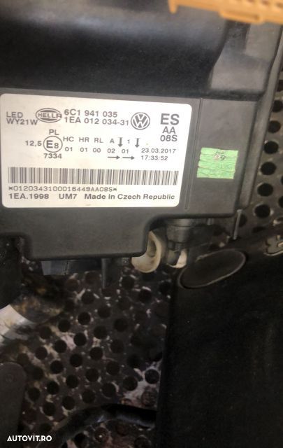 FAR STANGA FULL LED - 6C1941035 Volkswagen VW Polo 5 6R  [din 2009 pana  2015] seria Hatchback 3-us - 3