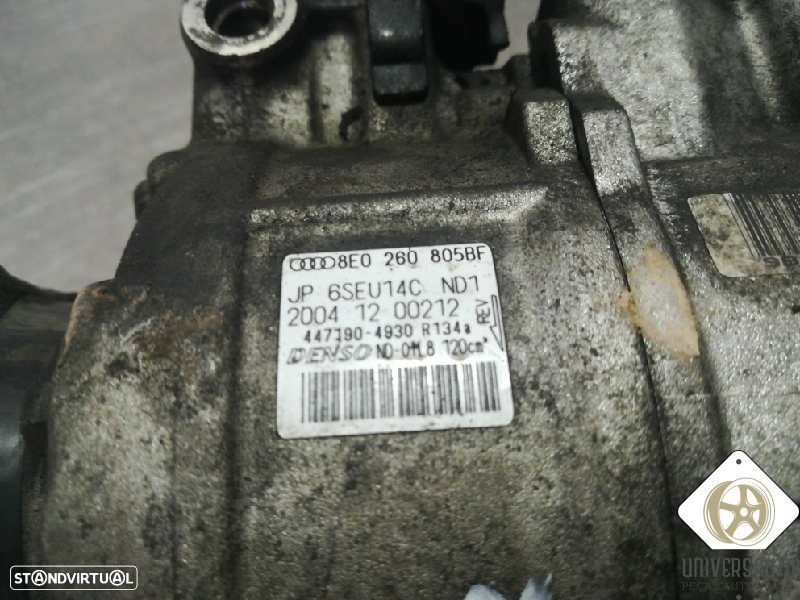 COMPRESSOR AR CONDICIONADO AUDI A4 AVANT 2005 - 6
