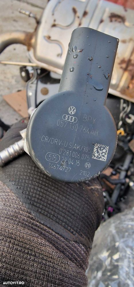 Rampa Injectie Cu Senzori 2.0TDI CUNA 184CP Skoda  Passat 057130764AB - 3