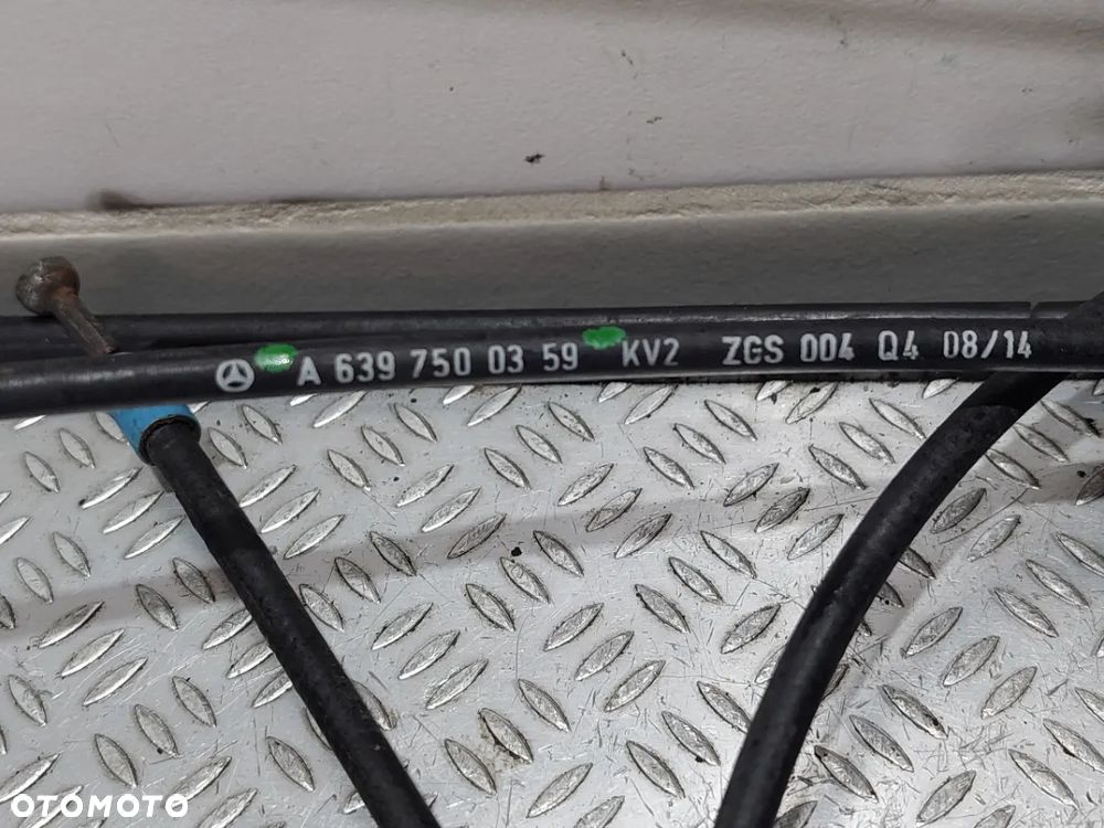 LINKA CIĘGNO MASKI MERCEDES VITO W639 R2014 2,2 CDI NR A6397500359 - 2