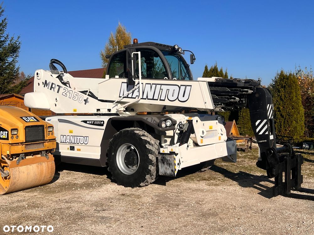 Manitou 2150 Mrt MANITOU ŁADOWARKA TELESKOPOWA Roto  widły kosz PILOT do sterowania  2016/17 1840 2540 2550 kolor od nowości biały Mercedes silnik - 18