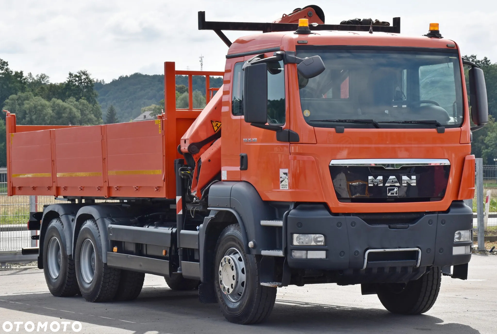 MAN TGS 26.360 * WYWROTKA 6,10m + PK 16001 - KB + PILOT / 6x4 - 3