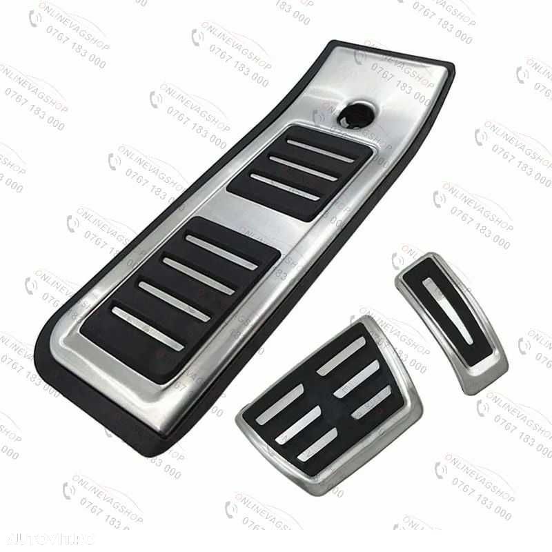 Set pedale inox transmisie automata Audi A6 C8, Audi A7 - 3