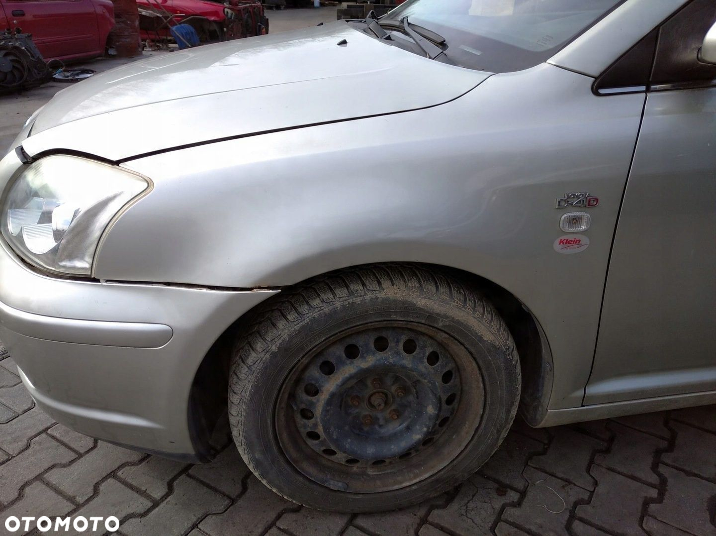 TOYOTA AVENSIS T25 03-06 ZDERZAK PRZÓD MASKA BŁOTNIK LAMPA PAS PRZEDNI 1C0 - 10