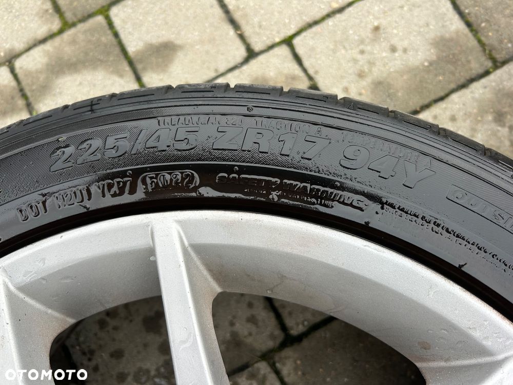 Felgi aluminiowe 5x110 17” Saab  et41 Alu 50 Aero opony letnie 225/45/17 KUMHO - 6