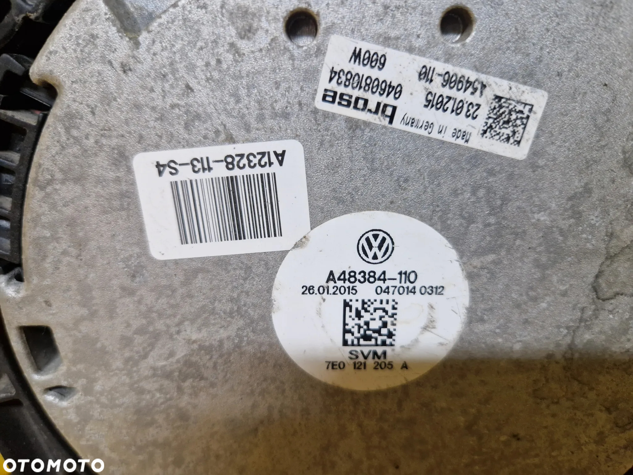 VW T5 LIFT T6 WENTYLATOR CHŁODNICY 7E0121205A 7E0121207C - 4