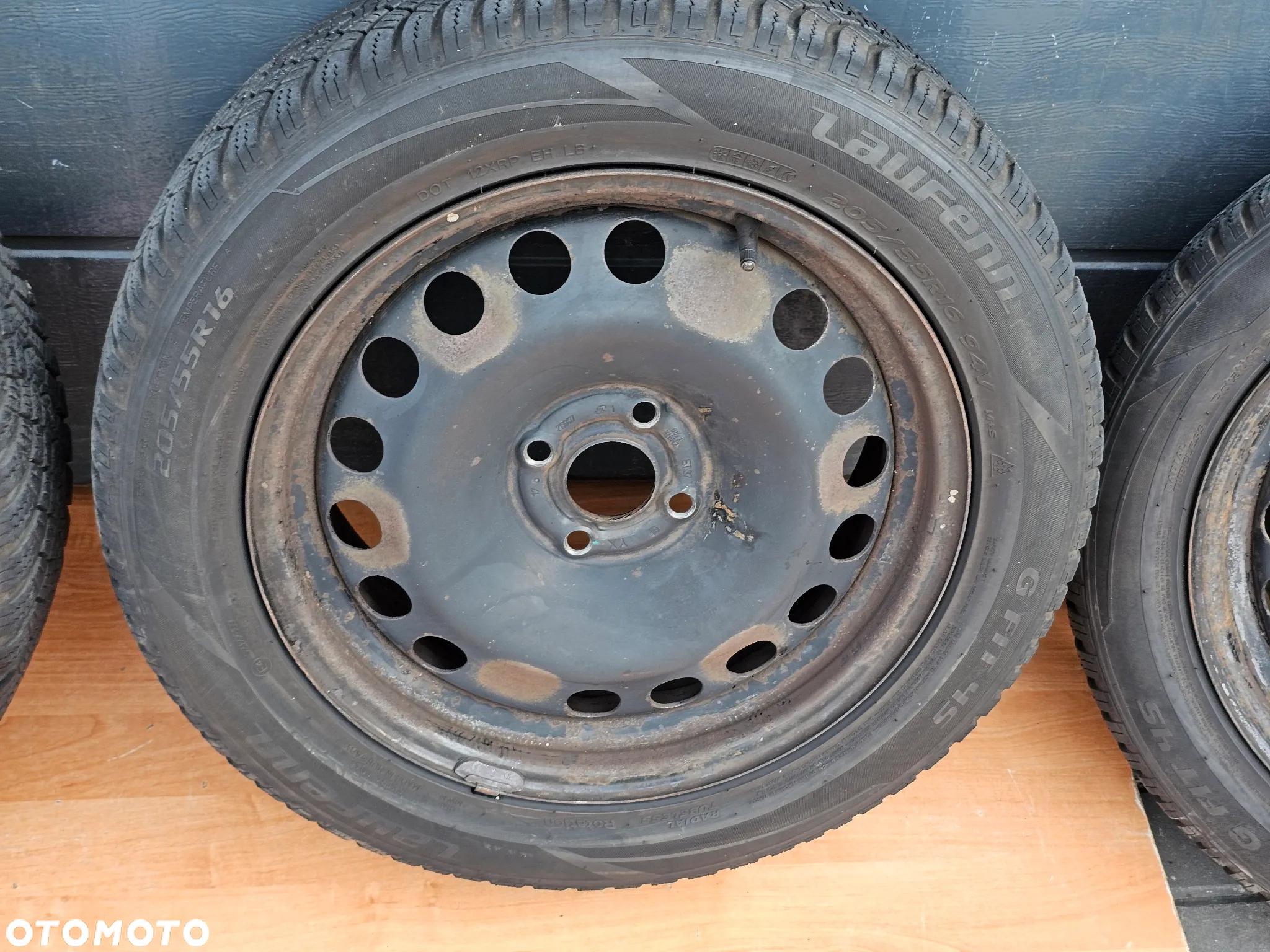 KOŁA FELGI STALOWE OPONY 2023r WIELOSEZONOWE OPEL CORSA D ASTRA H H MERIVA A 205/55/16 R 16 ET37 - 5