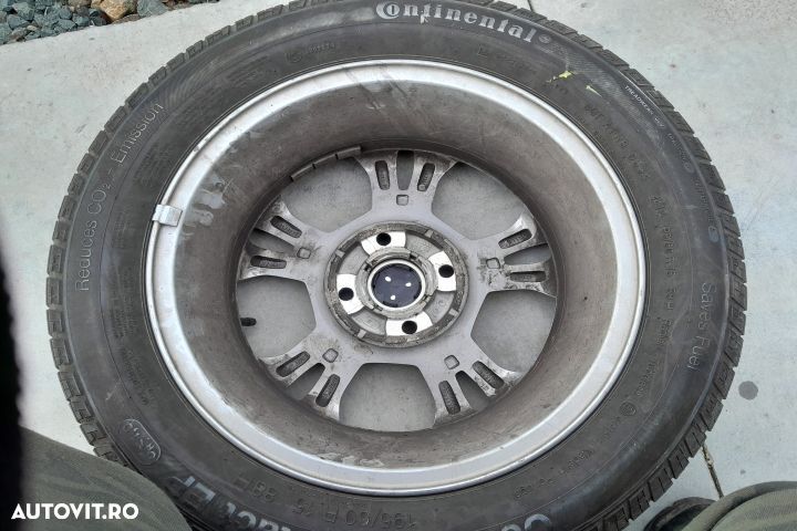 Jante aliaj cu anvelope 15 - set 195 /60 R15 6JX15H2 / ET37.5 / HL465 - 7