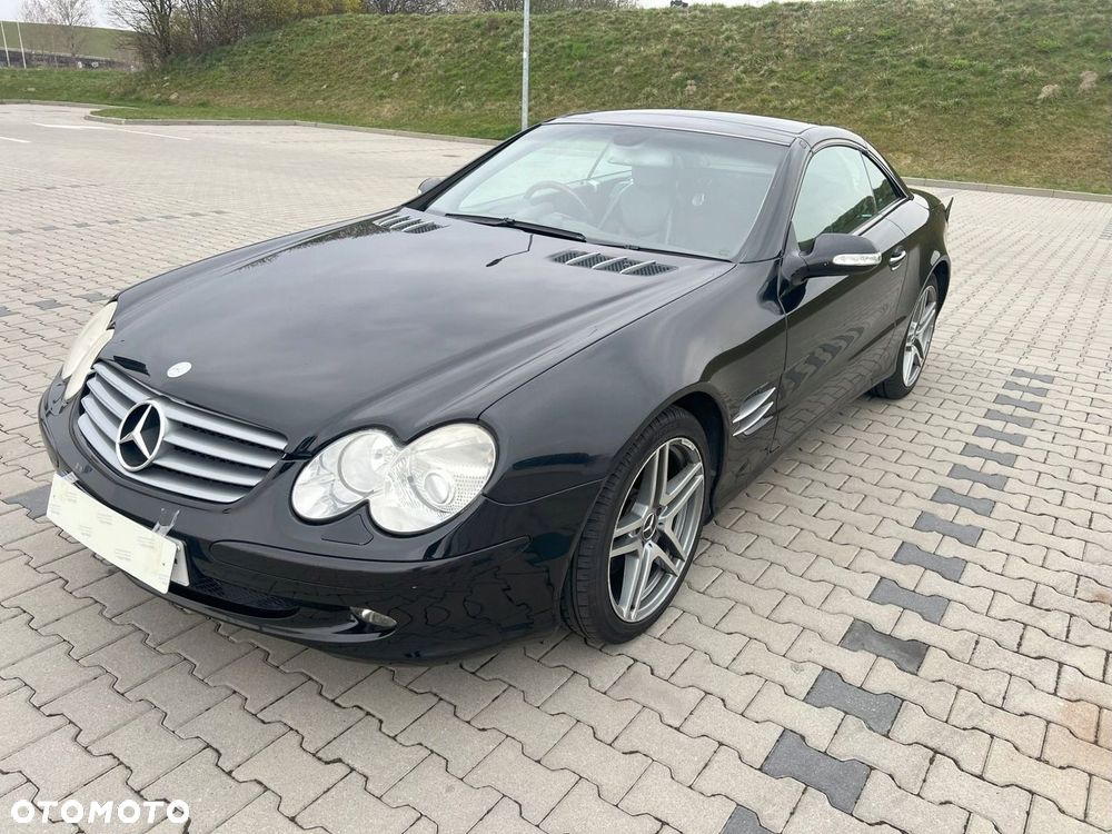 Maska pokrywa silnika kompletna Mercedes SL R230 W230 SL500 SL350 kolor 197 - 12