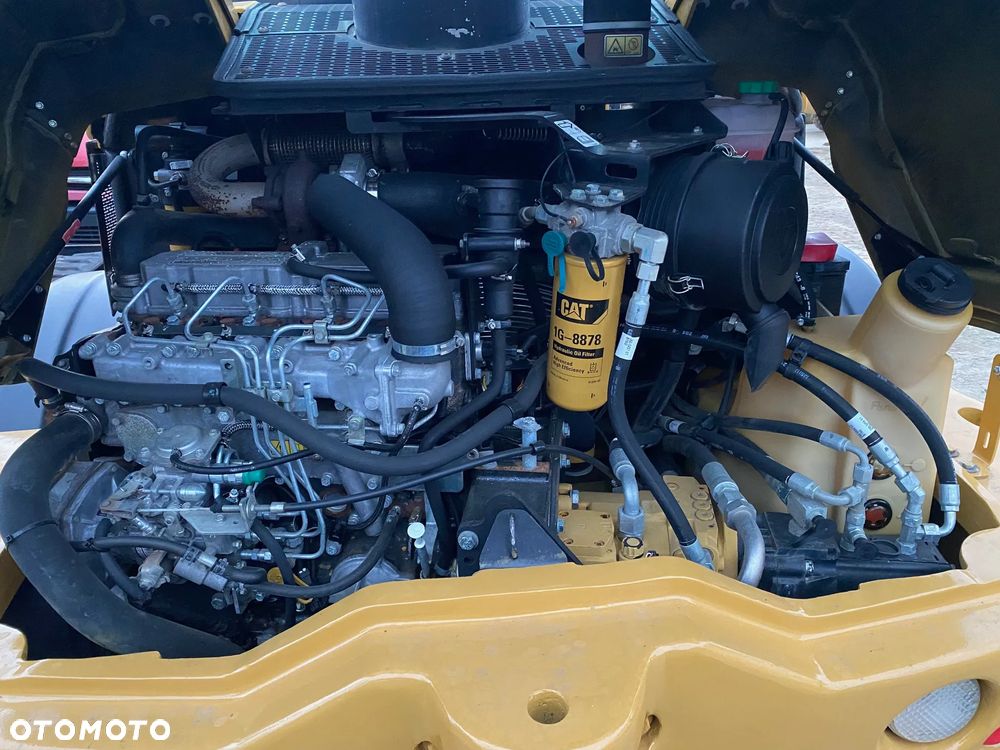 Caterpillar CAT 908H, BEZ DPF-A, ŁYŻKA OTWIERANA + WIDŁY, z NIEMIEC, SUPER STAN, - 12