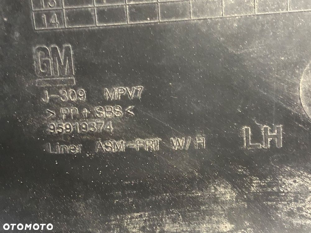 NADKOLE LEWY PRZÓD - 155.00 PLN - CHEVROLET ORLANDO (J309) 2010 - 2022 1.8 LPG 104 kW [141 KM] - 4