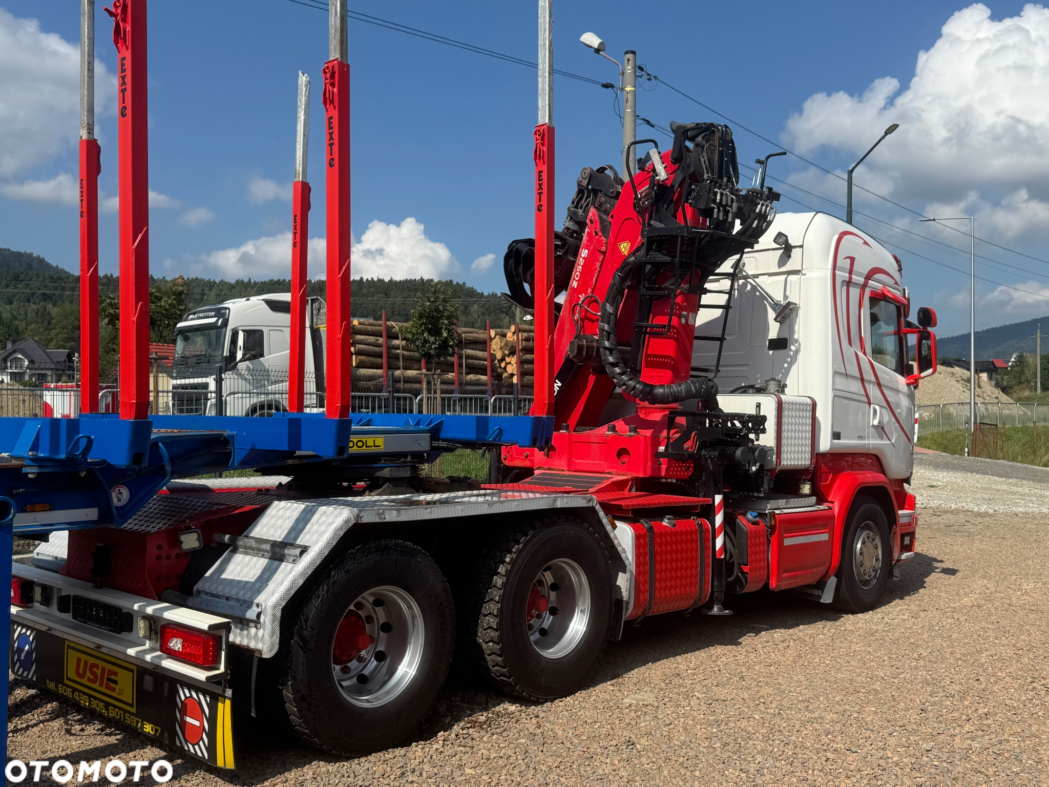 Scania V8*580PS*6x4*Do drewna*drzewa*dłużycy*Epsilon - 8