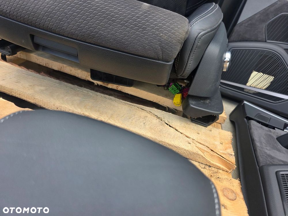 FOTEL FOTELE SKÓRA AUDI A5 8W 8W8 GRZANE MASAŻE ELEKTRYKA ALCANTARA EUROPA - 14