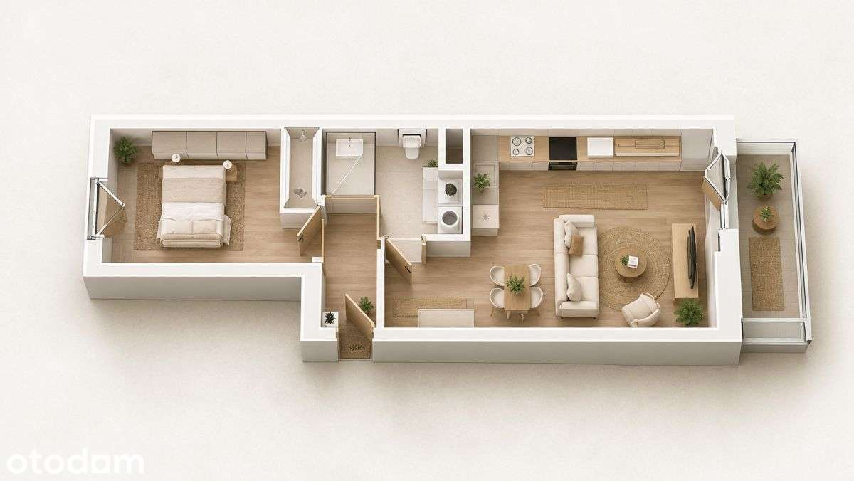 Apartament 2 camere, 41 m²