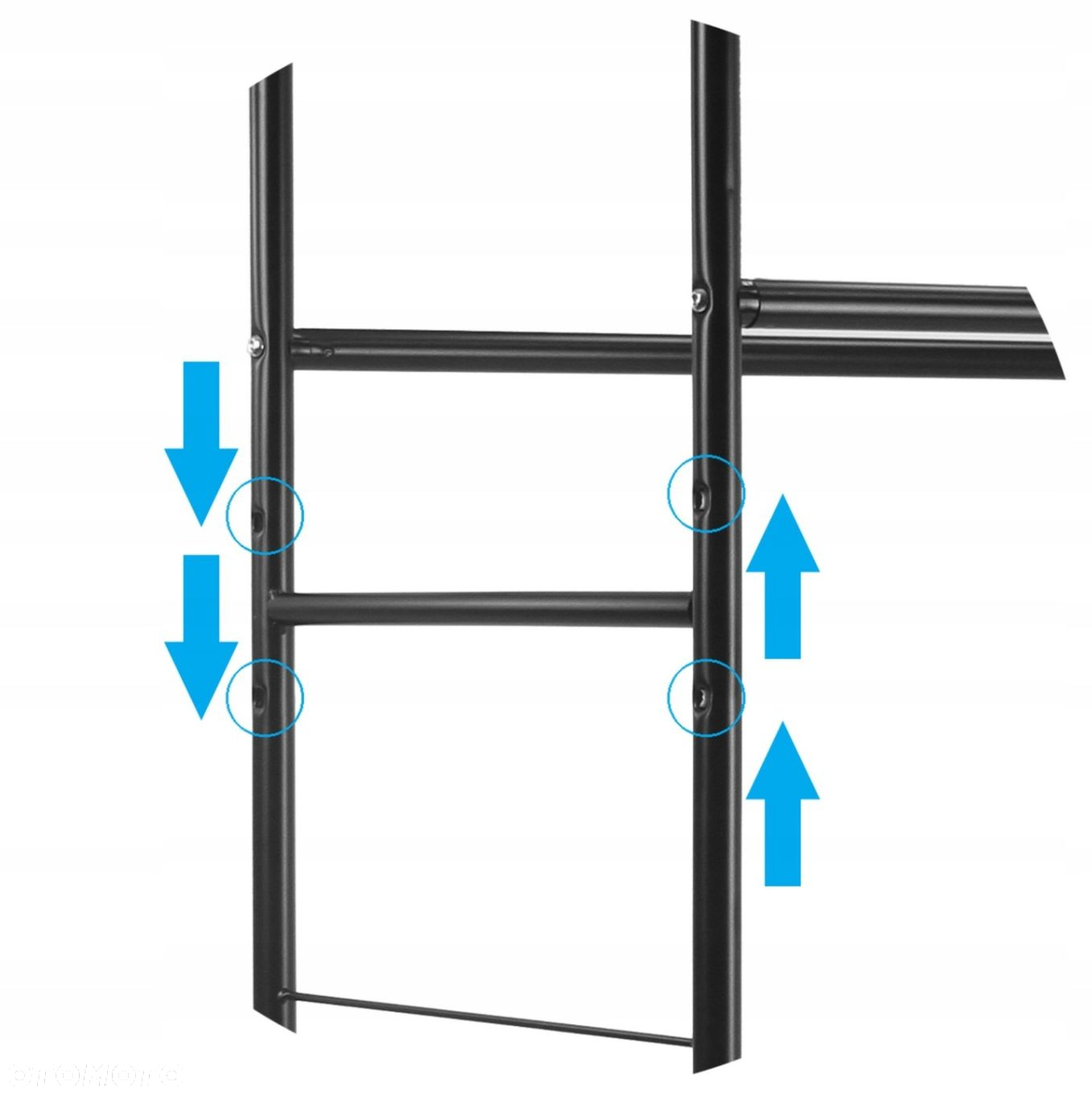 STOJAK DO OPON NA KOŁA FELGI ALUMINIOWE FELGI STALOWE 2P NA 8 KÓŁ M90052 - 6