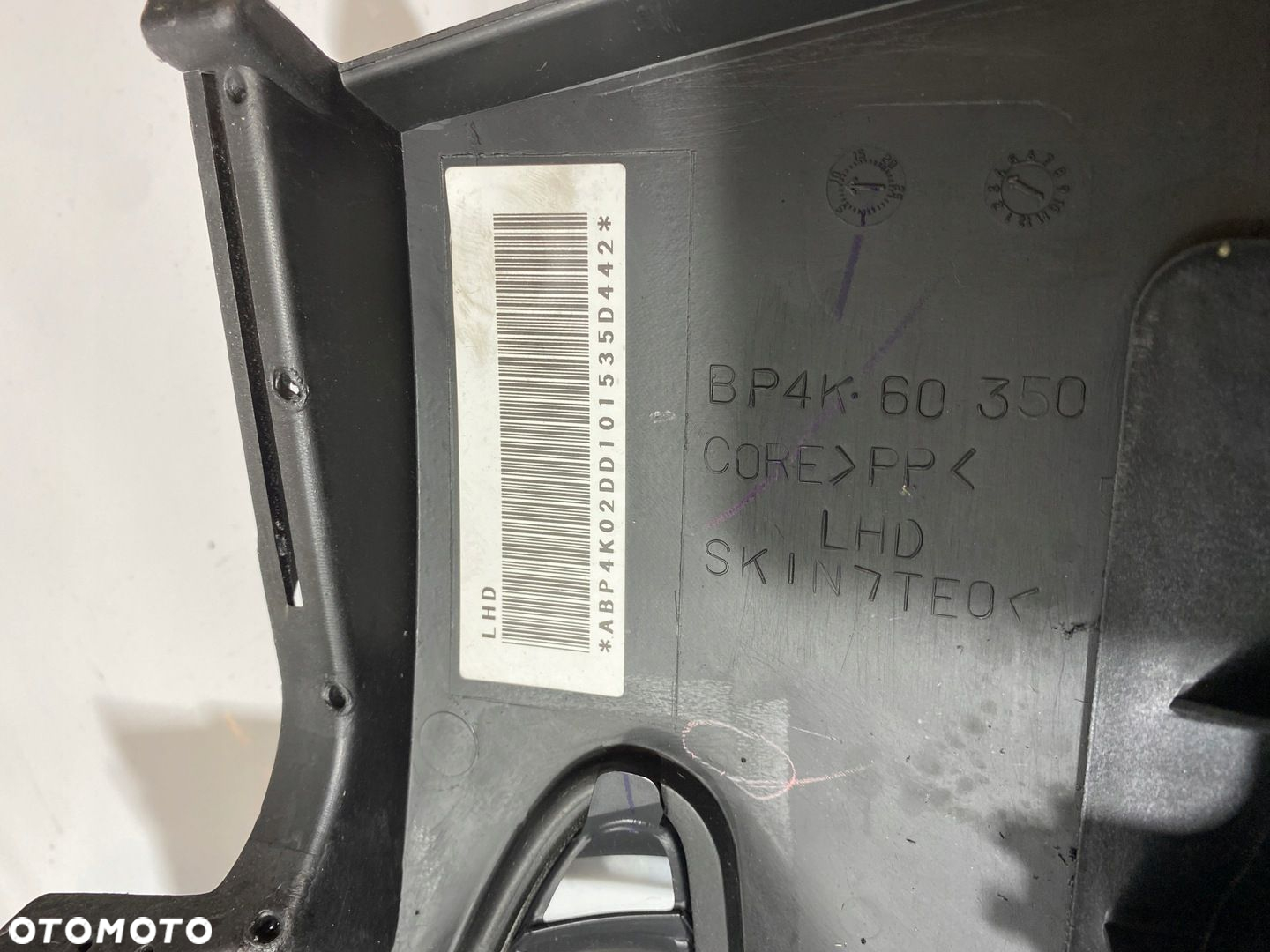 ZAŚLEPKA PODUSZKI AIRBAG PASAŻERA MAZDA 3 I BK 03 - 4