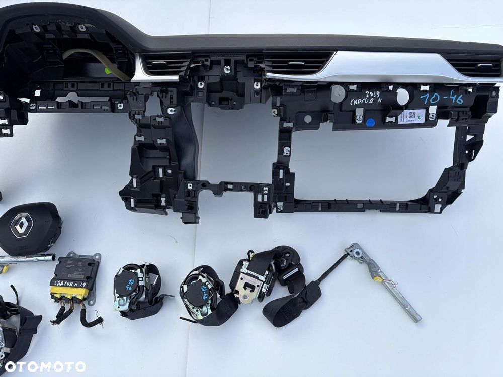 DESKA KONSOLA PODUSZKI AIR-BAG PASY SENSOR RENAULT CAPTUR II 2019-2024 - 4