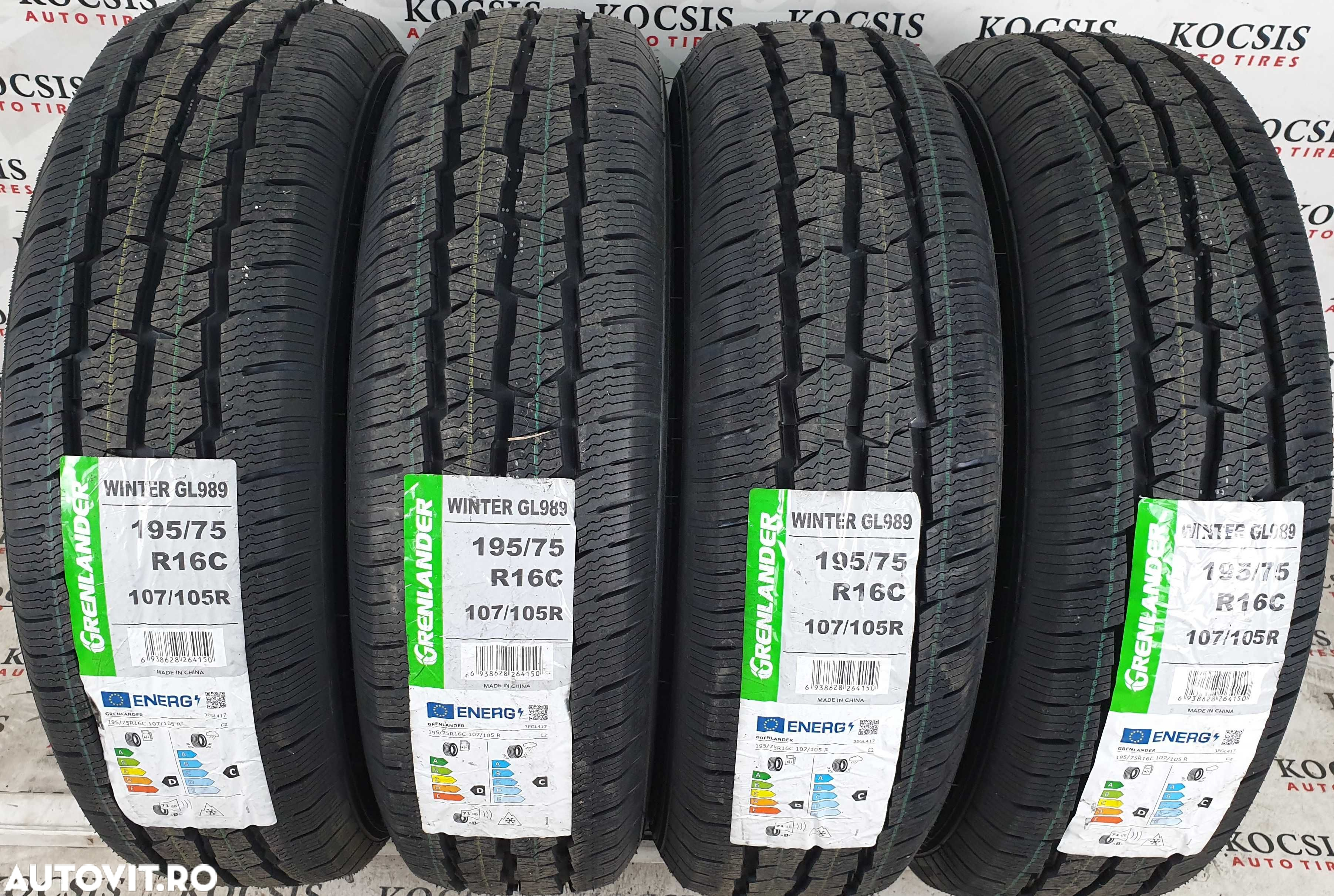 Anvelope noi (m+s) iarna 195 75 16C Grenlander - 4