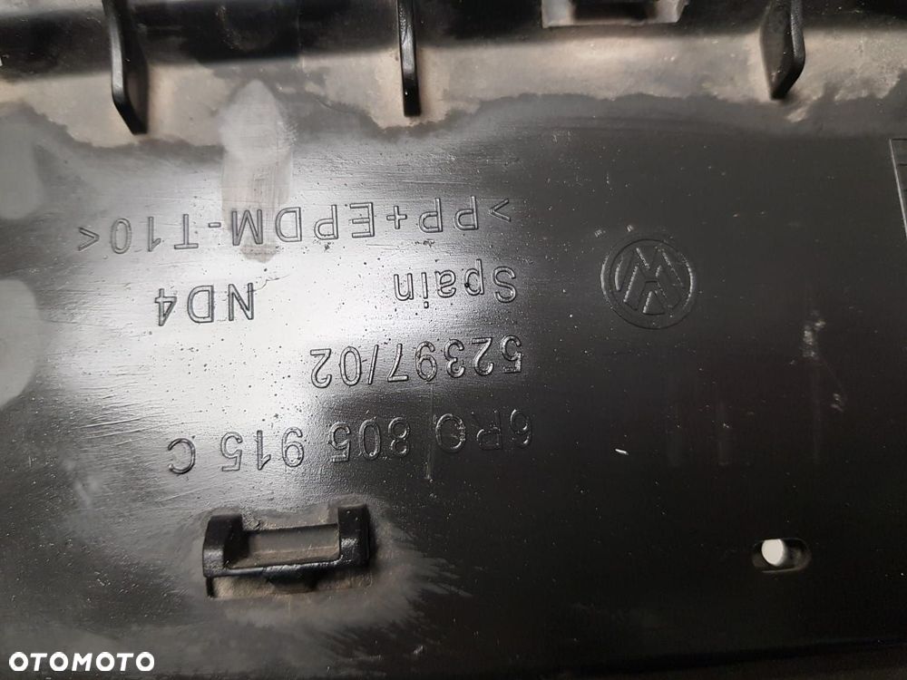 VW POLO 5 V 6R 6R0 09-17 SPOILER DOKŁADKA ZDERZAKA PRZÓD PRZEDNI 6R0805915C - 4