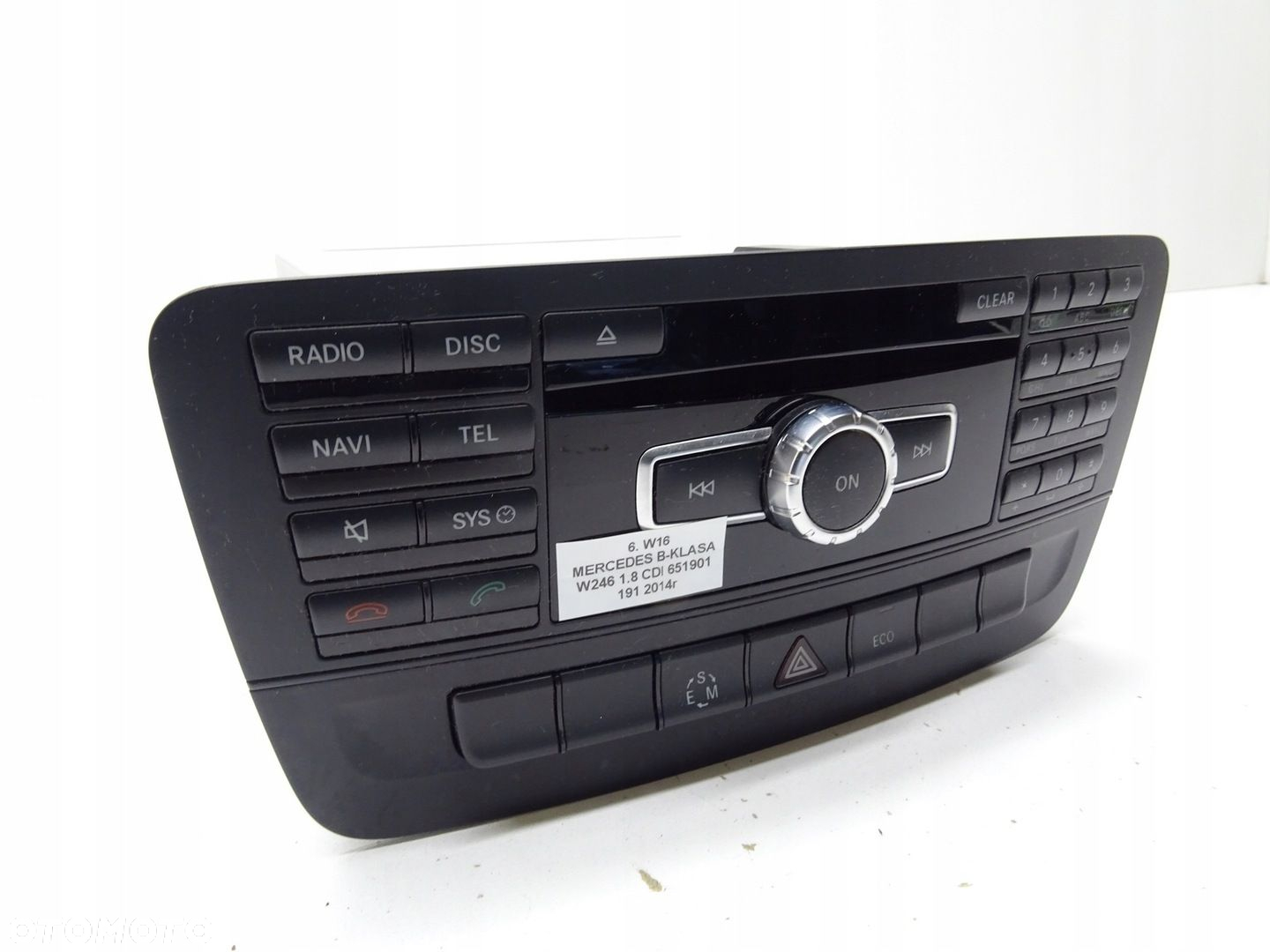 RADIO NAVIGACJA NAVI PANEL A2469009412 MERCEDES W246 B KLASA - 3