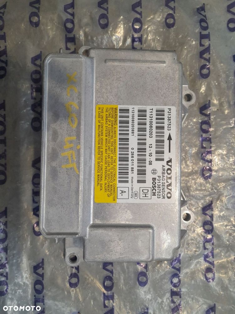 SENSOR AIRBAG 31387523 VOLVO XC60 2015R W-WA - 1