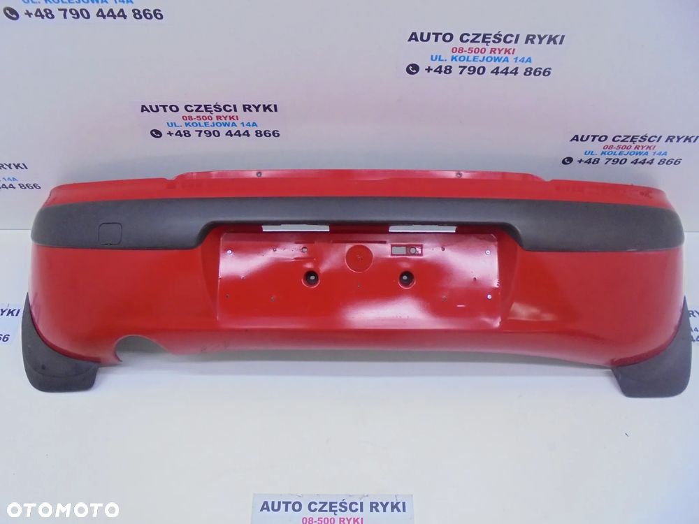 Daewoo Matiz Zderzak Tył Czerwony - 1