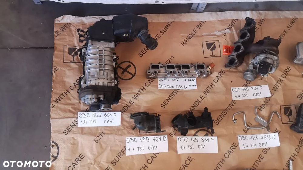 SILNIK BLOK SILNIKA OSPRZĘT Z SILNIKA CAV 1.4 TSI 160KM - 3