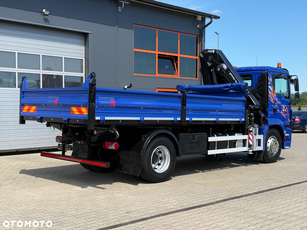 MAN TGM TGL TGS 18.250 // E6 // wywrotka + HDS HMF z pilotem // 4x2 // budowlanka // kiper wywrot żuraw dzwig kran crane - 25
