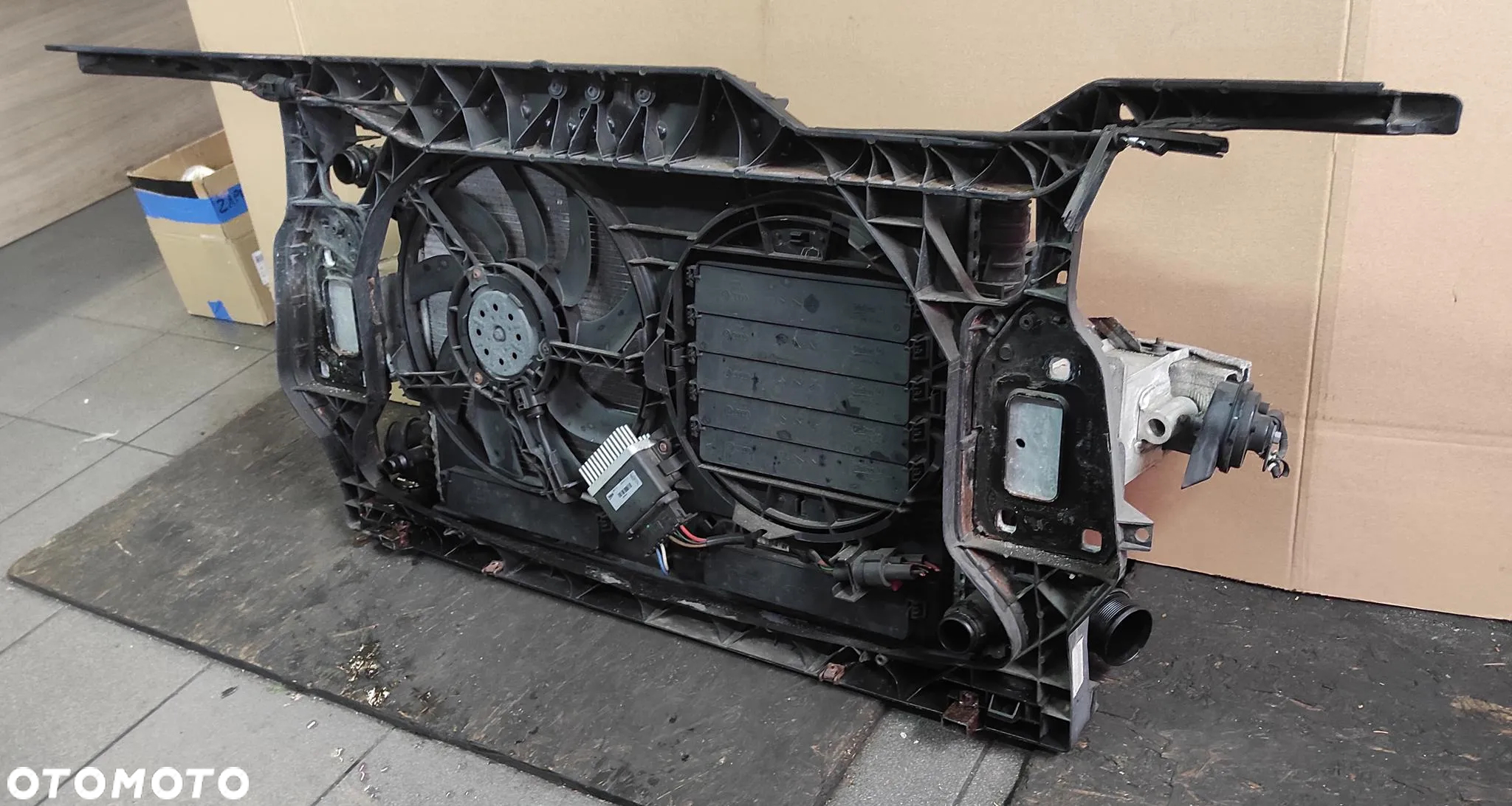 PAS PRZÓD PRZEDNI BELKA INTERCOOLER KOMPLETNY AUDI A4 B8 A5 8T PRZED LIFT 2.7 TDI 3.0TDI - 8