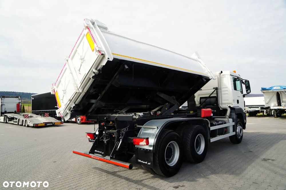 MAN TGS 26.360 / 6X4 / 2 STRONNA WYWROTKA / HYDROBURTA / BORDMATIC MANUAL - 9