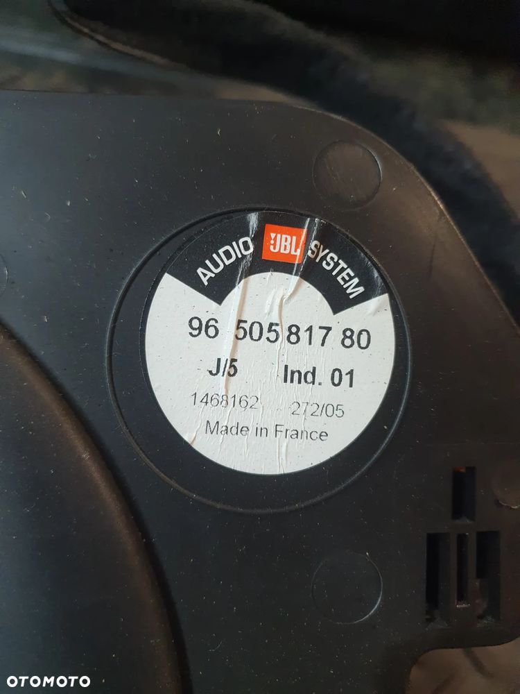 GŁOŚNIK SUBWOOFER PEUGEOT 407 9650581780 JBL - 4
